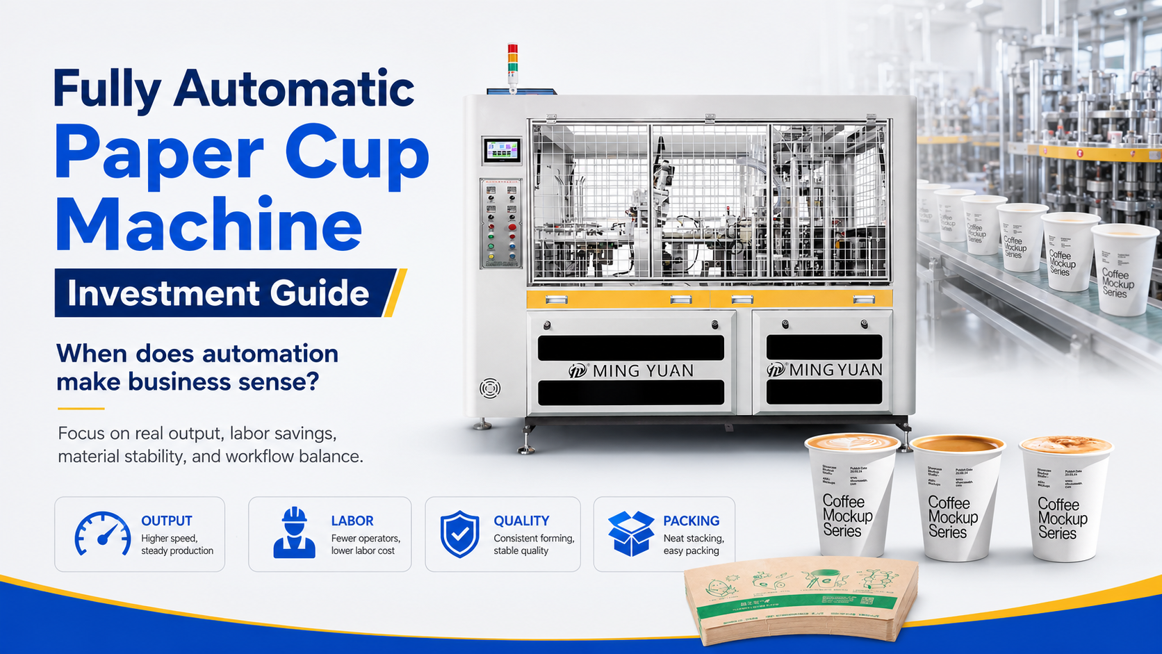 When Does a Fully Automatic Paper Cup Machine Make Business Sense?